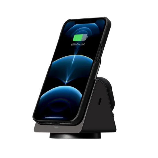 Pitaka MagEZ Slider 4-in-1 Wireless Charger + Power Dongle for Apple Watch - Black